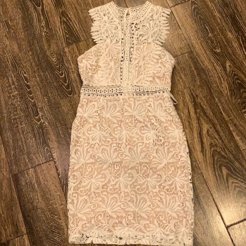 White boutique dress